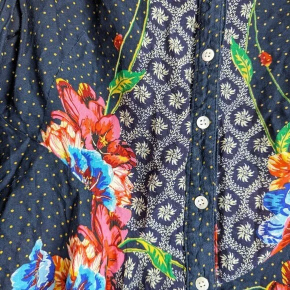 Farm Rio Floral Polka Dot Blouse - Picture 8 of 10